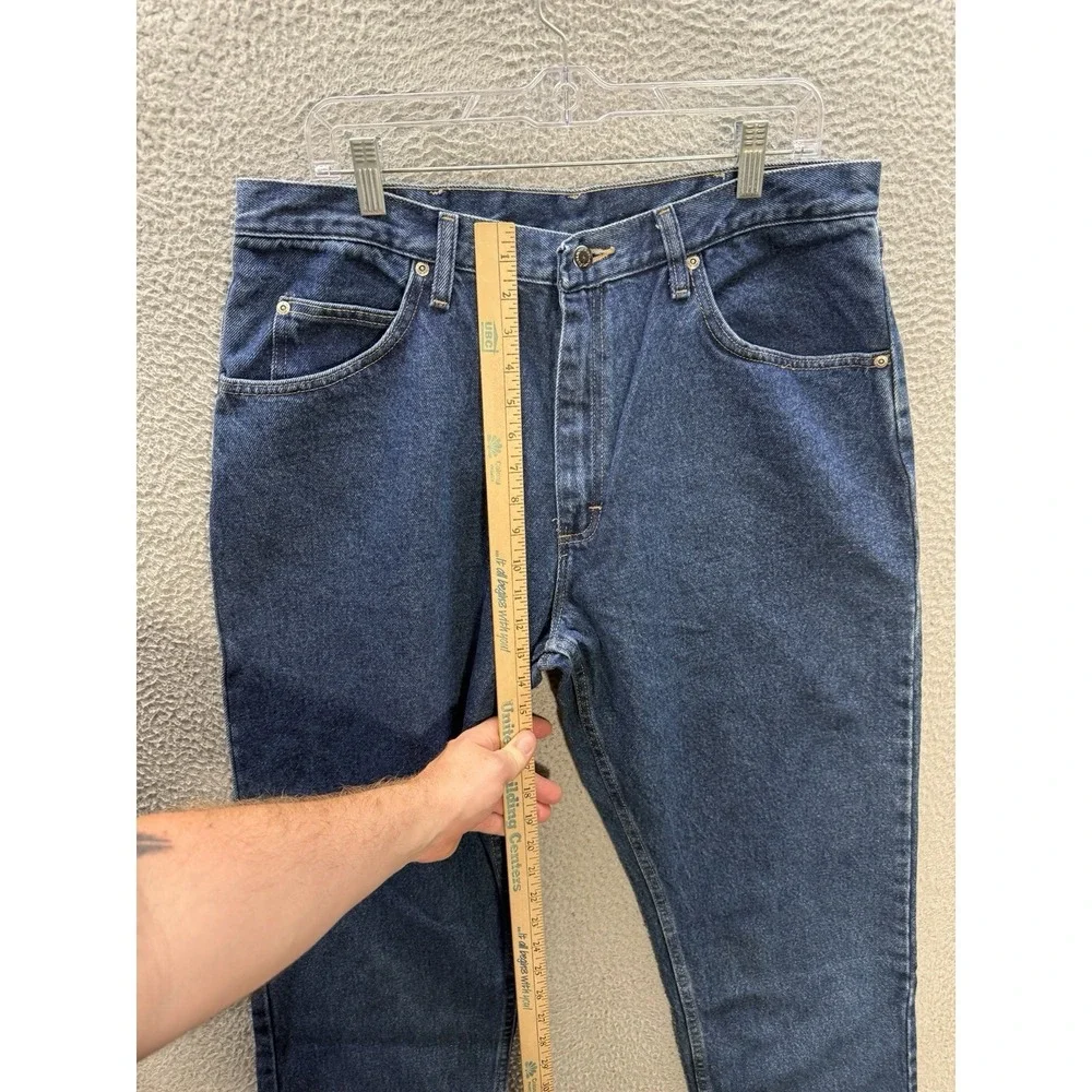 Wrangler Jeans Mens 36x32 Blue Relaxed Fit Workwear Chore Barn Grunge Skater NEW